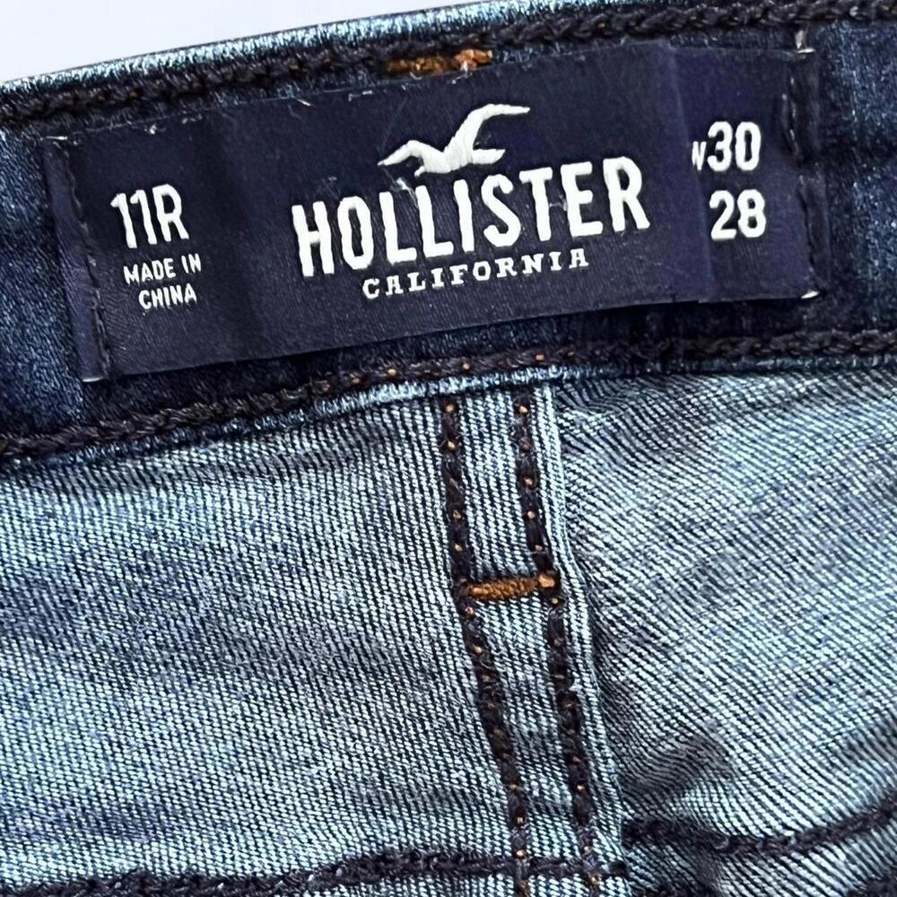 Vintage Hollister Co. stretchy distressed skinny jeans Size 11 regular - Picture 3 of 7